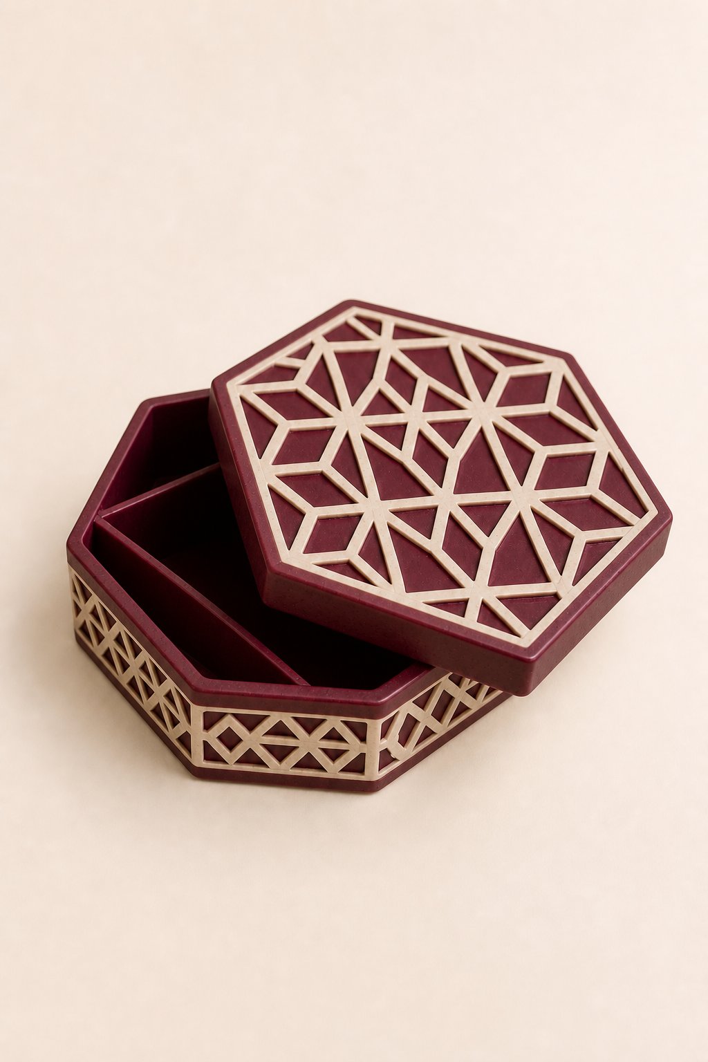 Geometric gift storage box concept